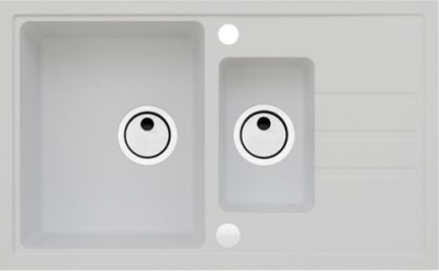 ALVEUS INTERMEZZO 70 GRANITAL ARCTIC-G11, мойка, гранит, белый (в комплекте с сифоном 1117293) ALVEUS INTERMEZZO 70 GRANITAL ARCTIC-G11, мойка, гранит, белый (в комплекте с сифоном 1117293)