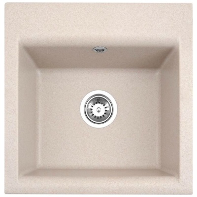ALVEUS GEM 10 GRANITAL G55, мойка, гранит, бежевый (в комплекте с сифоном 1130548)