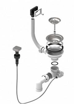 Фото товара: ALVEUS выпуск с переливом без сифона FI 114 POP UP