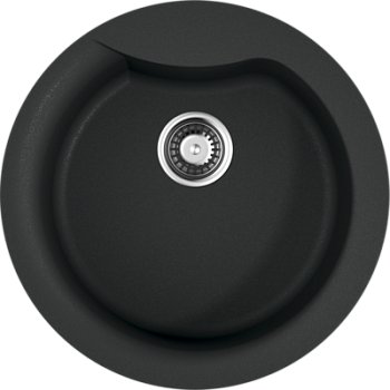 Фото товара: Omoikiri Yasugata 48R-BL, мойка, гранит, черный