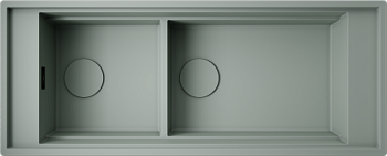 Фото товара: Omoikiri Sintesi Pro 114-2-WG, мойка, керамика, wind green