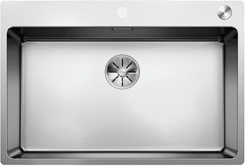 Фото товара: Blanco Andano 700-IF-A , мойка, нержавеющая сталь с зеркальной полировкой, с клапаном-автоматом