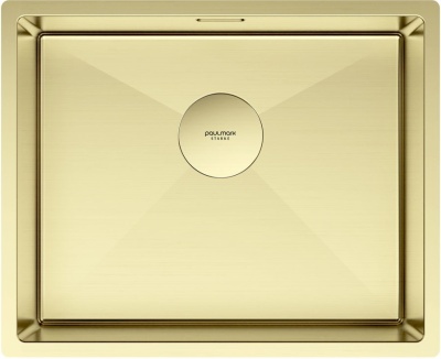 Paulmark NEXT 54 UNI, мойка, нержавеющая сталь, светлое золото