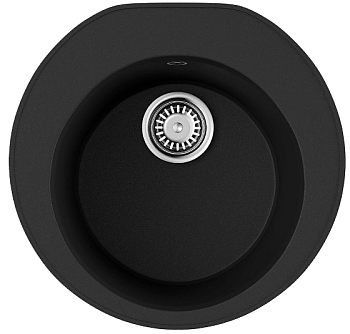 Фото товара: Omoikiri Miya 50R BL, мойка, гранит, черный