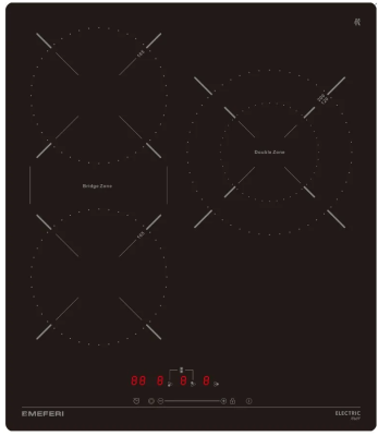 Детальное фото товара: MEFERI MEH453BK POWER стеклокерамическая поверхность