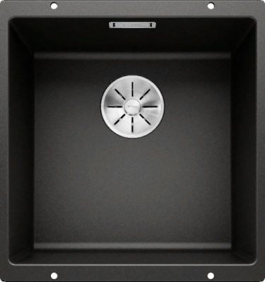 Детальное фото товара: Blanco Subline 400-U, мойка, гранит, черный