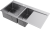 Omoikiri Akisame 100-2-IN-L, мойка, нержавеющая сталь, чаша слева Детальное фото товара: Omoikiri Akisame 100-2-IN-L, мойка, нержавеющая сталь, чаша слева