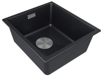 Детальное фото товара: Paulmark LUMI 41UNI, мойка, гранит, черный металлик