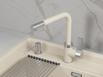 Детальное фото товара: GRANULA 5504 смеситель, гранит, пирит