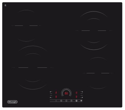 Детальное фото товара: DeLonghi VITTORIO 2E1F CH стеклокерамическая поверхность