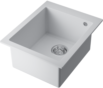 Детальное фото товара: Omoikiri Bosen 41A-WH, мойка, керамика, белый