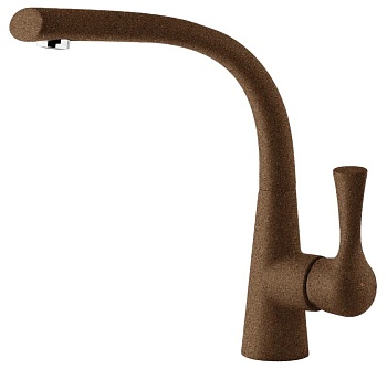 Фото товара: GranFest 3723, смеситель, мрамор, терракот