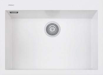 Фото товара: Rivelato ZENO ZN-6950 bianco latte, мойка, гранит, белый