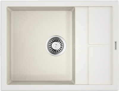 Детальное фото товара: Omoikiri Sumi 65-WH, мойка, гранит, белый