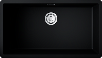 Фото товара: Omoikiri Kata 74-U-BL, мойка, гранит, черный