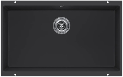 Детальное фото товара: KUCHENSTERN UNDER 80, мойка, гранит, черный