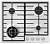 Фото товара: Maunfeld EGHE.64.63CW/G газовая поверхность