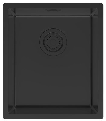 Paulmark LASSAN 38 UNI, мойка, нержавеющая сталь, матовый черный