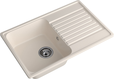 Детальное фото товара: ЭкоМ 7448, мойка, гранит, белый