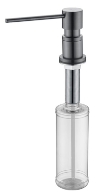 Фото товара: Paulmark KRAFT, дозатор для моющего средства, вороненая сталь