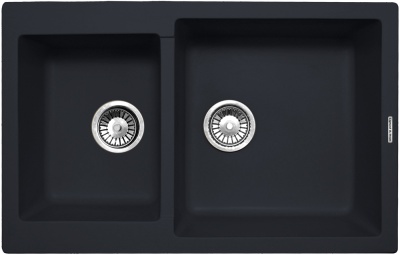 Детальное фото товара: Zigmund & Shtain RECHTECK 400.275, мойка, черный базальт