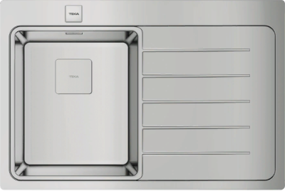 Фото товара: Teka ZENIT RS15 1B 1D R 78, мойка, нержавеющая сталь полировнная, чаша слева