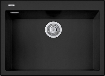 Фото товара: Rivelato ZENO ZN-6950 nero profondo, мойка, керамика, черный