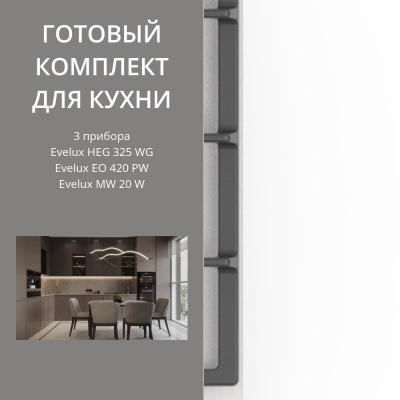 Фото товара: Evelux HEG 325 WG + EO 420 PW + MW 20 W