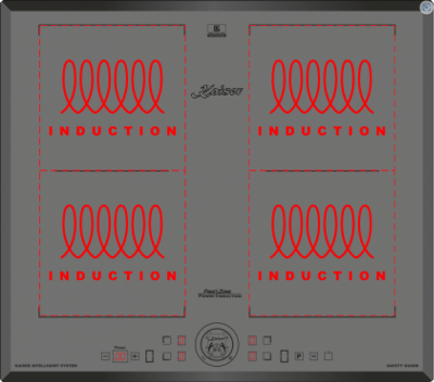 Детальное фото товара: KAISER KCT 6745 FI AD индукционная поверхность