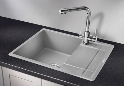 GRANULA 6501 мойка, гранит, алюминиум