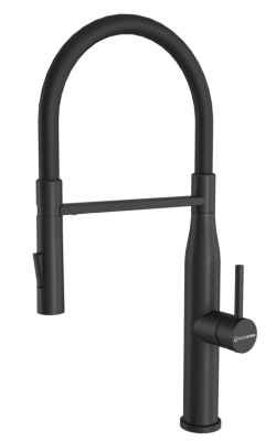 KUCHENSTERN KERN-E, смеситель, гранит, черный