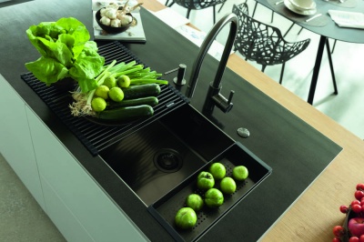 Детальное фото товара: Franke BXM 210/110-68 F-INOX, мойка, нержавеющая сталь, антрацит