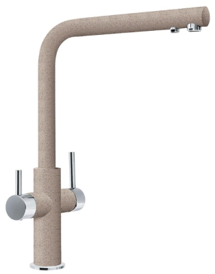 Franke Neptune Clear Water, смеситель, гранит, хром/сахара