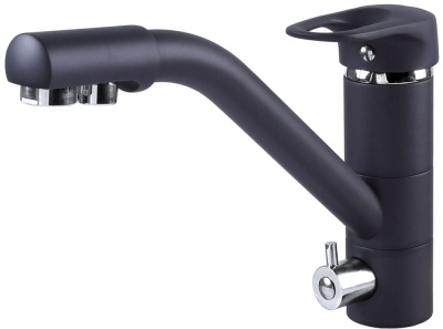 Детальное фото товара: Zigmund & Shtain ZS 1100, смеситель, черный базальт  