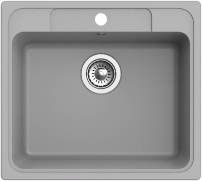 Детальное фото товара: Ewigstein Elegant E- 60, мойка, гранит, серый металлик
