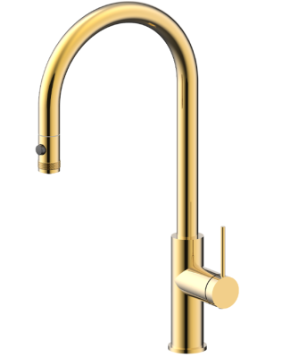 Детальное фото товара: Paulmark Galant, смеситель, светлое брашированное золото