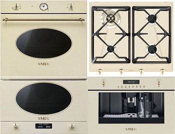 Фото товара: Smeg SRV864POGH + SF800PO + MP822PO + CMS8451P