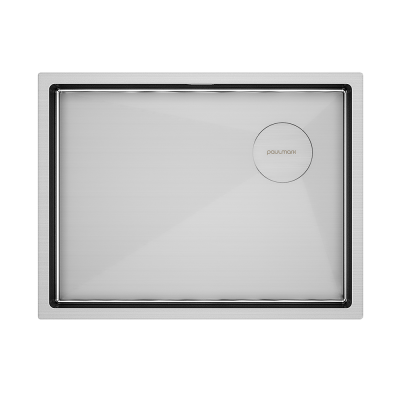 Детальное фото товара: Paulmark NEXT-SKEW 58 UNI, мойка, брашированная нержавеющая сталь