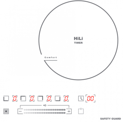 Детальное фото товара: KAISER KCT 6715 F W стеклокерамическая поверхность