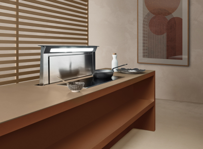 Детальное фото товара: Falmec DOWNDRAFT GLASS STEEL 90