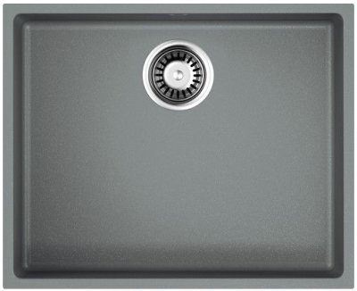 Omoikiri Bosen 54-U-GR, мойка, гранит, leningrad grey