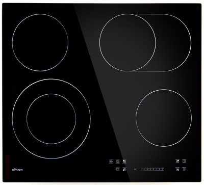 Фото товара: Konigin Vega C604 SBK стеклокерамическая поверхность