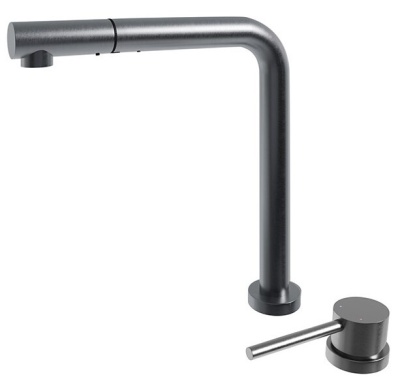 Emar EC-7027 PVD Dark, смеситель, черный