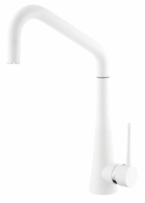 ALVEUS EDEN WHITE, смеситель, латунь, белый матовый 