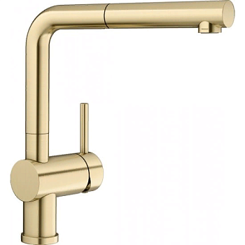 Фото товара: Blanco Linus-S, смеситель, satin gold