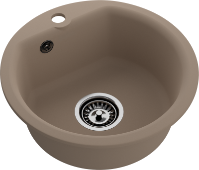 Детальное фото товара: ЭкоМ М-435, мойка, мрамор, песочный