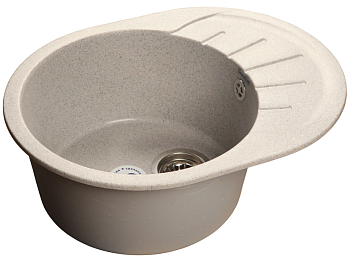 Фото товара: GranFest RONDO GF-R-580 L, мойка, мрамор, серый