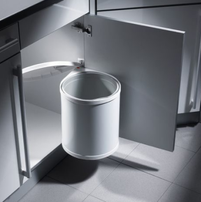 Hailo Mono мусорное ведро 15 л в распашной шкаф от 400 мм