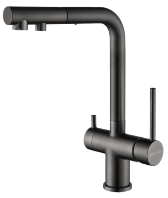 Детальное фото товара: Paulmark SERPENTINE, смеситель, вороненая сталь