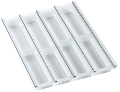 Ninka Cuisio Aqua 500, Legrabox Blum, лоток для столовых приборов, белый